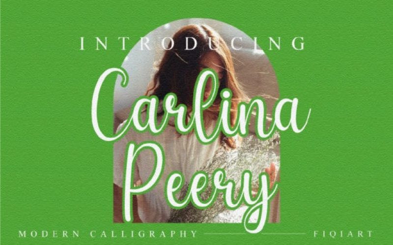 Carlina Peery Script Font