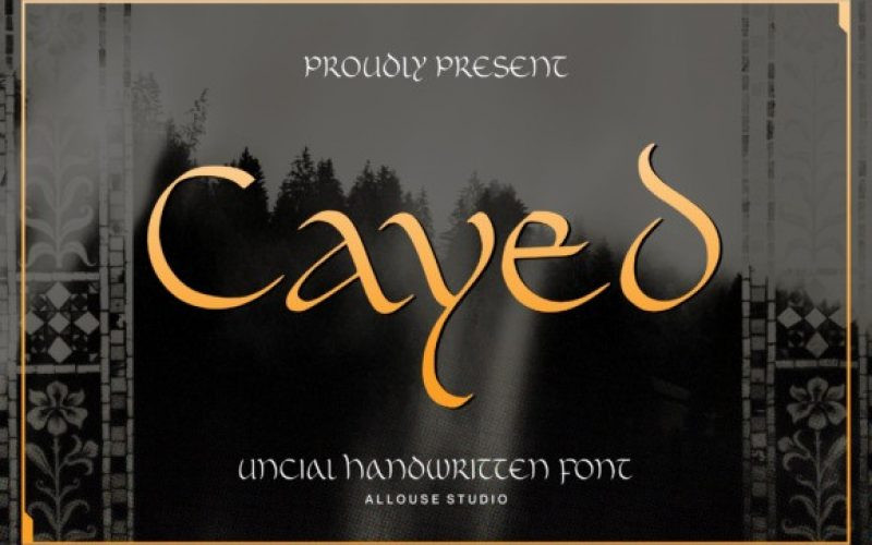 Cayed Display Font