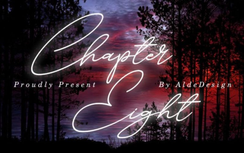 Chapter Eight Handwritten Font