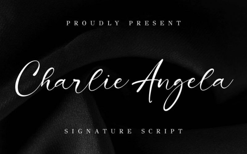 Charlie Angela Script Font