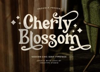 Cherly Blossom Serif Font