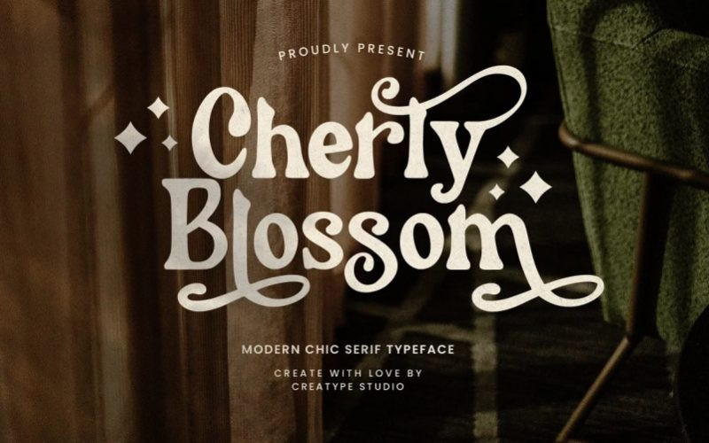 Cherly Blossom Serif Font