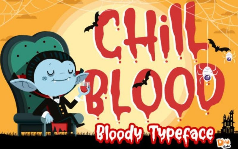 Chill Blood Display Font