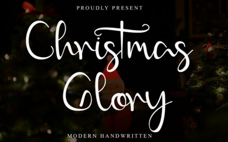 Christmas Glory Script Font