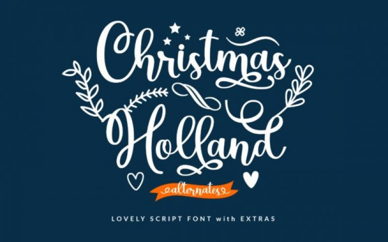 Christmas Holland Font