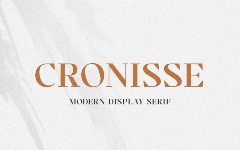 Cronisse Serif Font