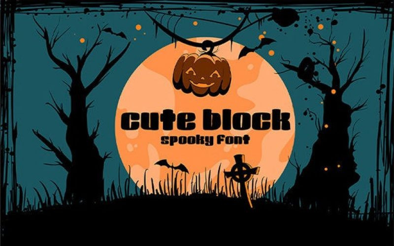 Cute Block Font