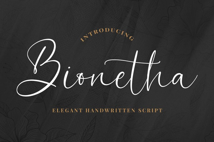 Bionetha Script Font