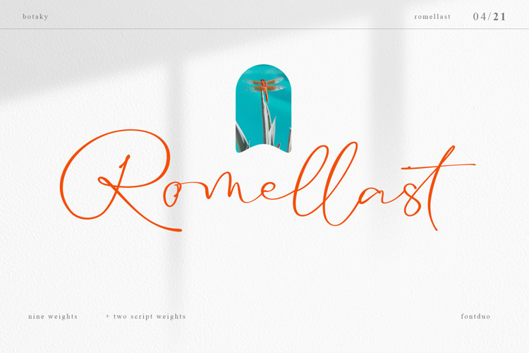 Romellast Handwritten Font