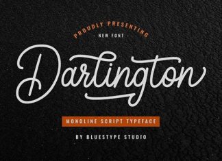 Darlington Handwritten Font