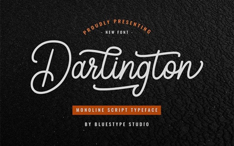 Darlington Handwritten Font