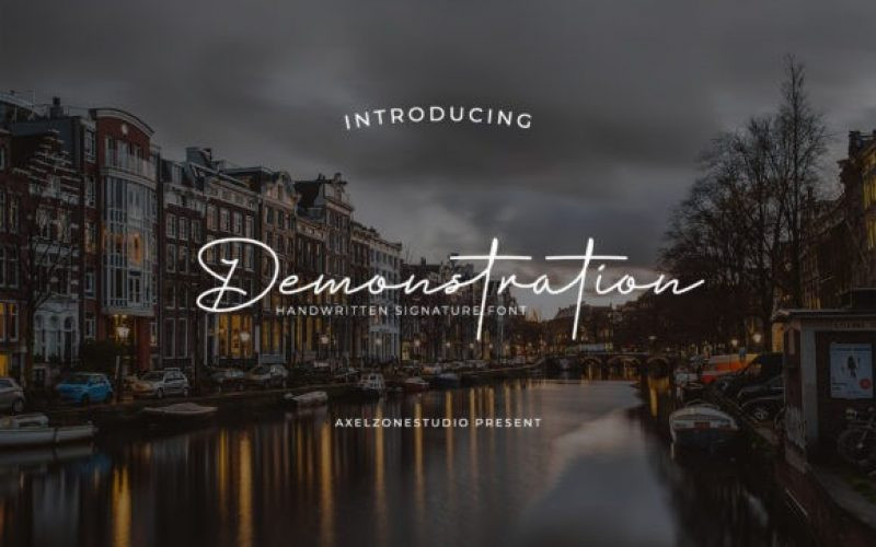 Demonstration Font