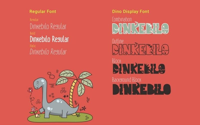 Dinkebilo Display Font