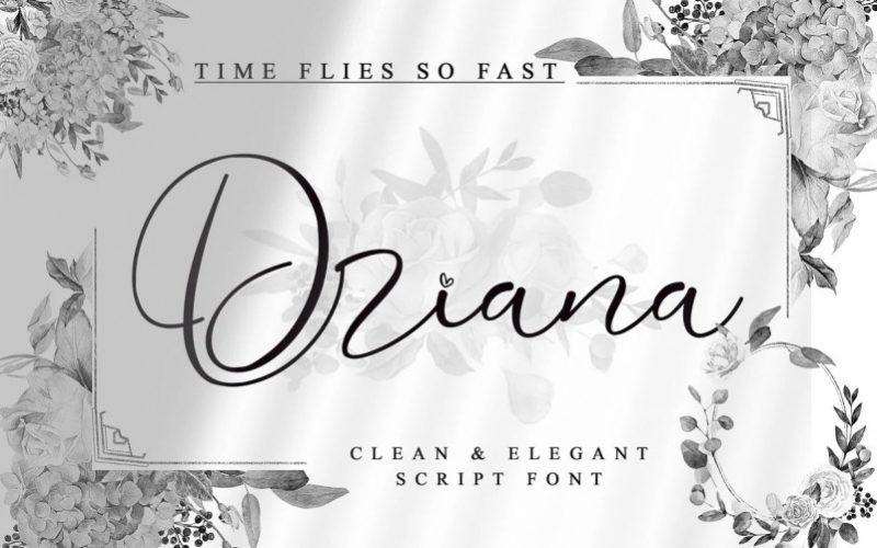 Driana Brideth Calligraphy Font