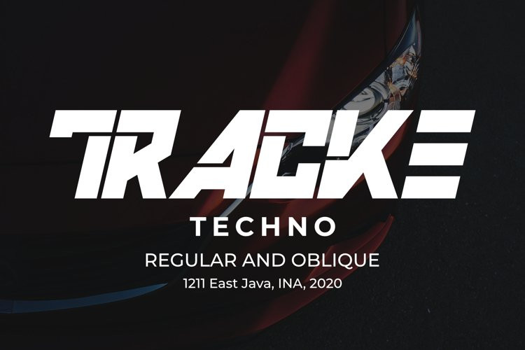 TRACKE Display Font