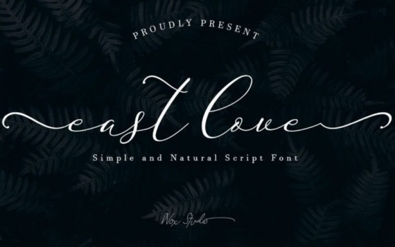 East Love Script Font