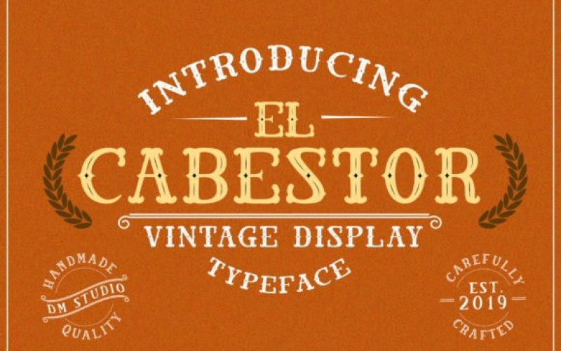 El Cabestor Display Font