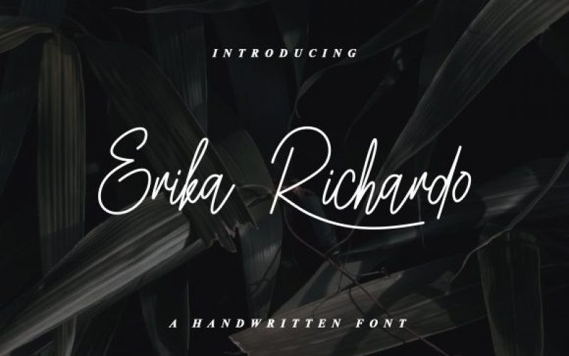 Erika Richardo Handwritten Font