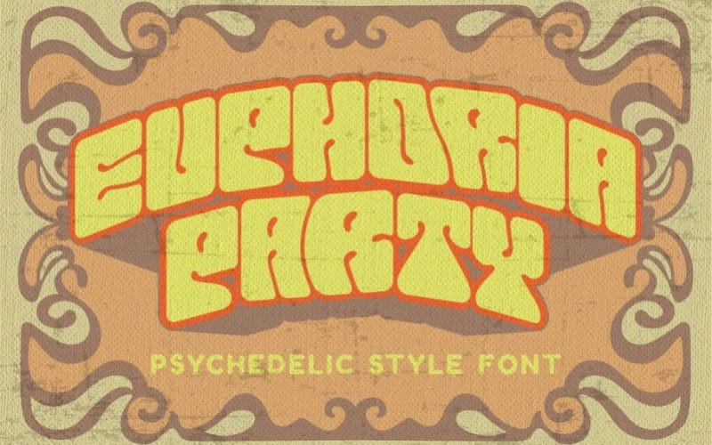 Euphoria Party Display Font