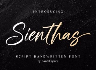 Sienthas Script Font