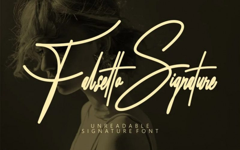 Falsetto Signature Script Font