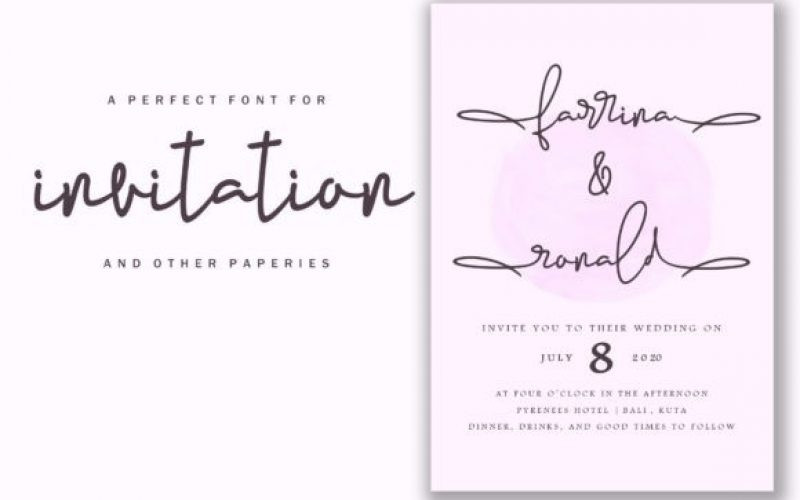 Farrina Handwritten Font