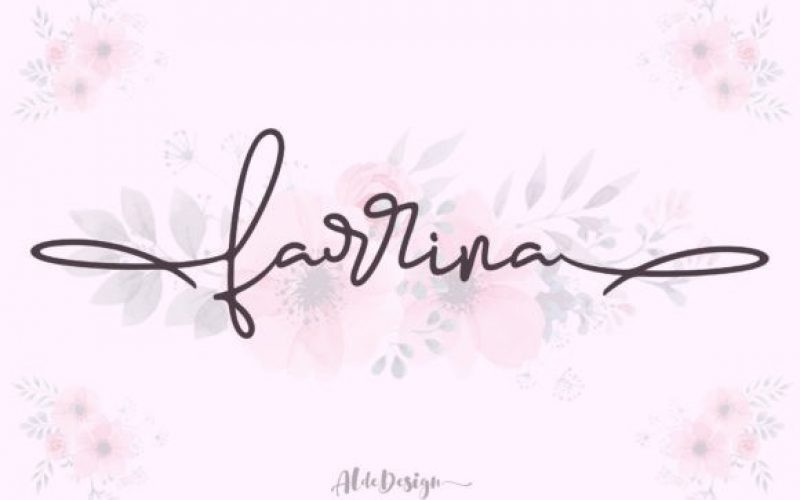 Farrina Handwritten Font