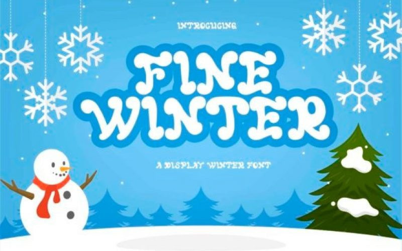 Fine Winter Display Font