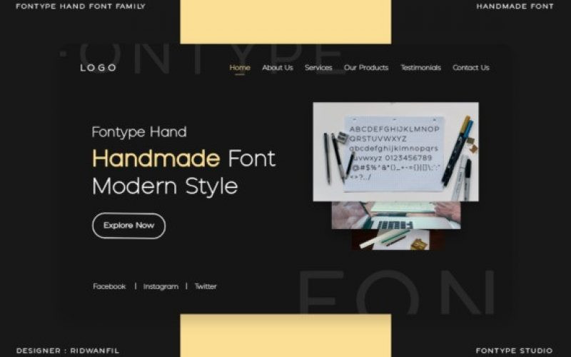 Fontype Hand Sans Serif Font