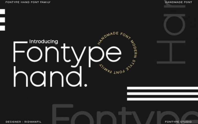 Fontype Hand Sans Serif Font