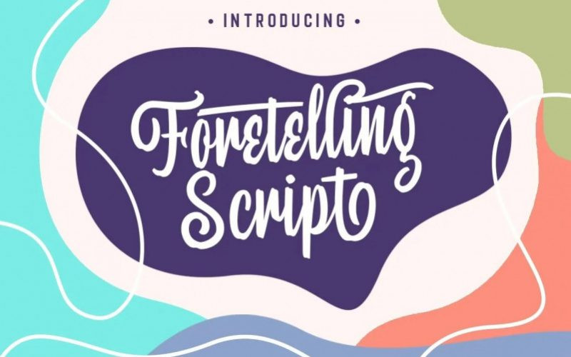 Foretelling Script Font