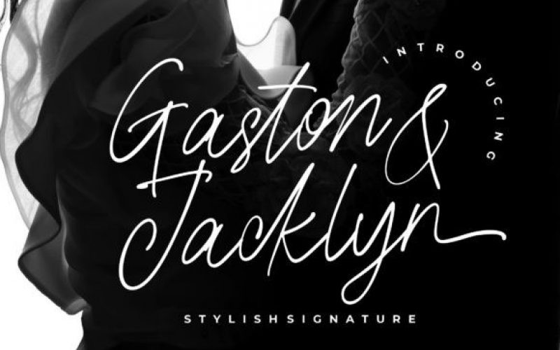 Gaston & Jacklyn Handwritten Font