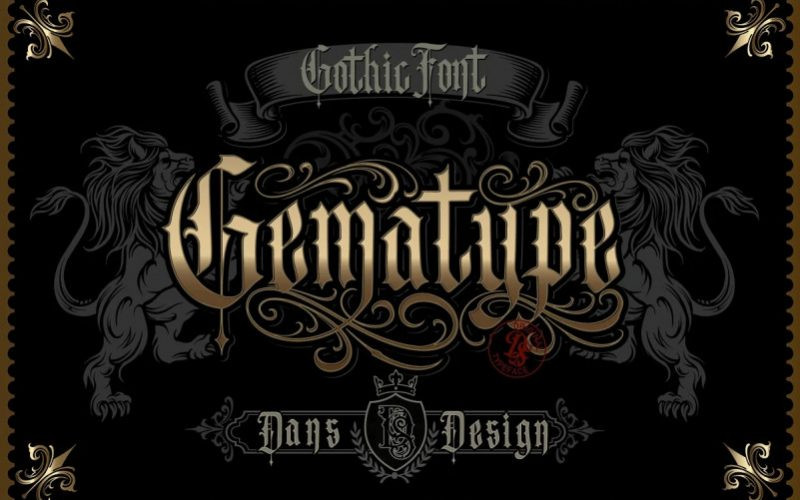 Gematype Blackletter Font