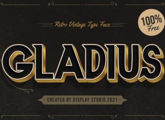 Gladius Sans Serif  Font