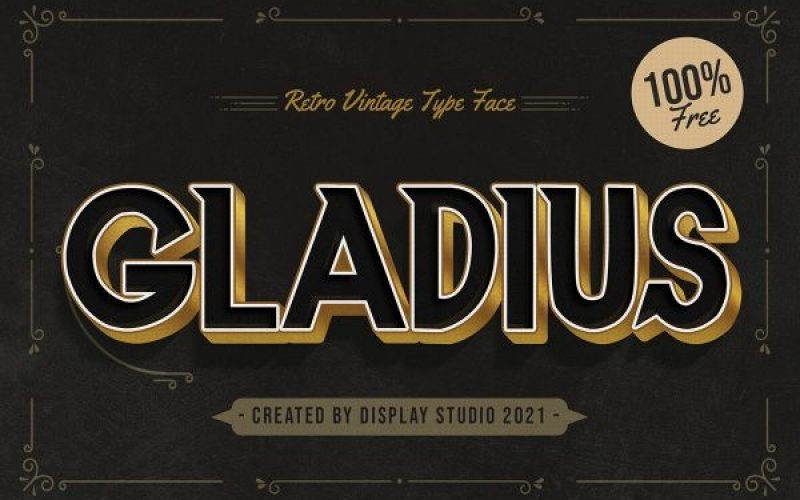 Gladius Sans Serif Font