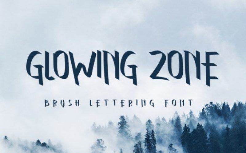 Glowing Zone Font