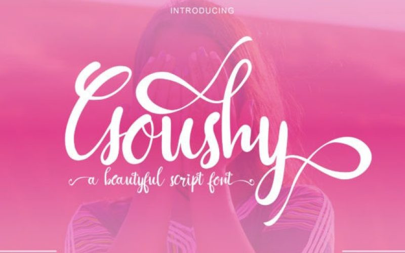 Goushy Calligraphy Font