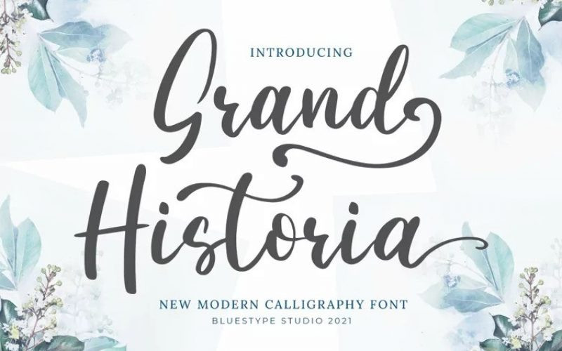 Grand Historia Script Font