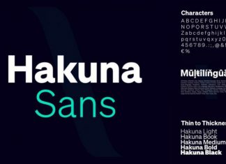 Hakuna Sans Serif Font