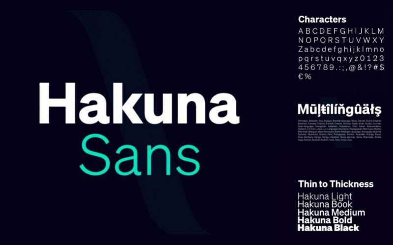 Hakuna Sans Serif Font