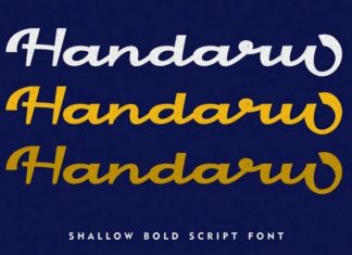 Handaru Script Font