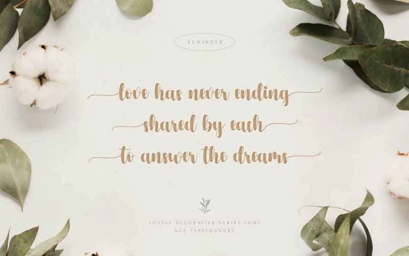 Harland Roselyn Calligraphy Font