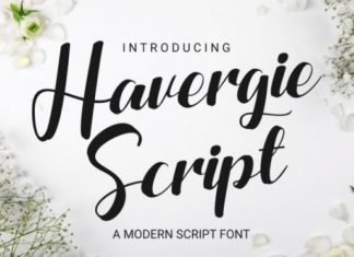 Havergie Script Font