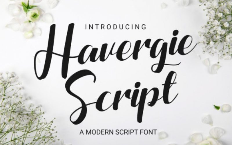 Havergie Script Font