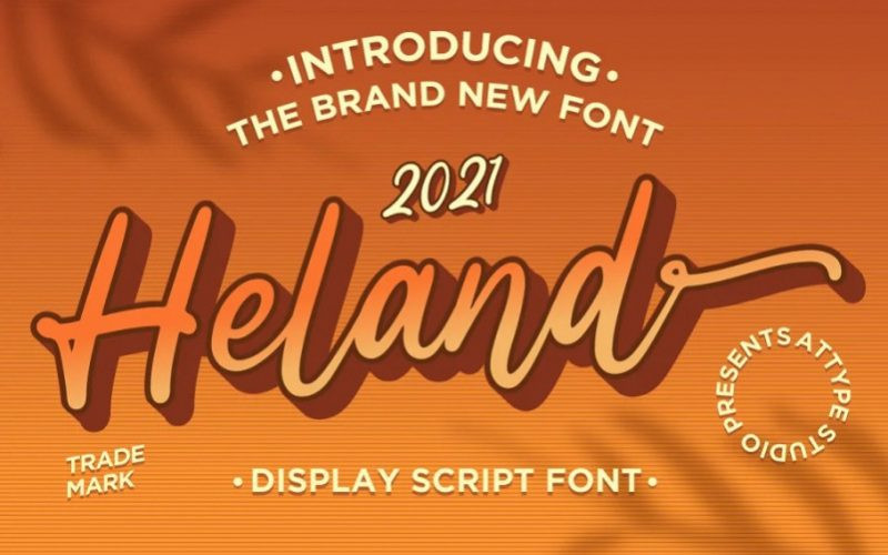 Heland Script Font