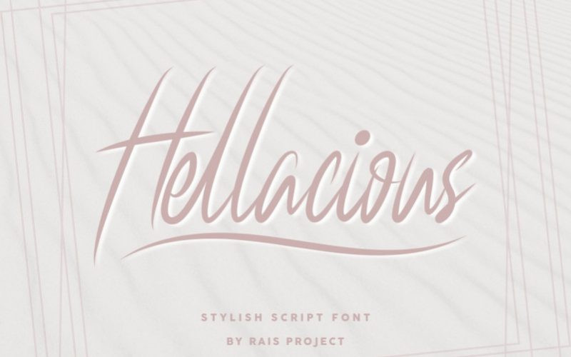 Hellacious Script Font