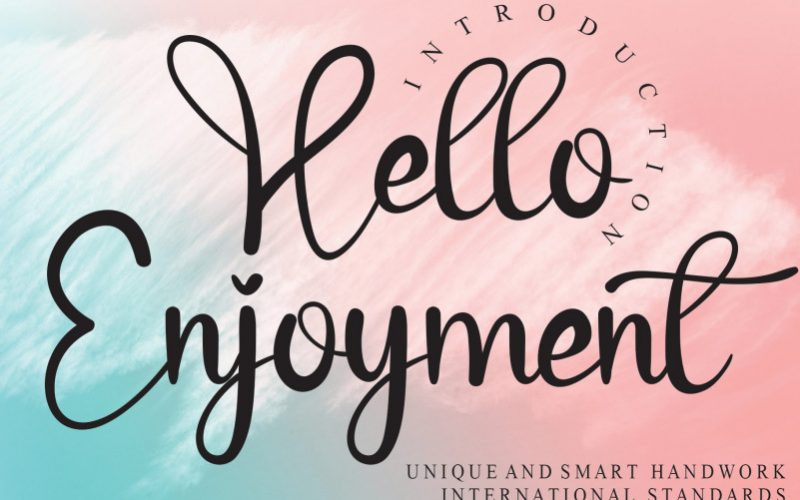 Hello Enjoyment Font