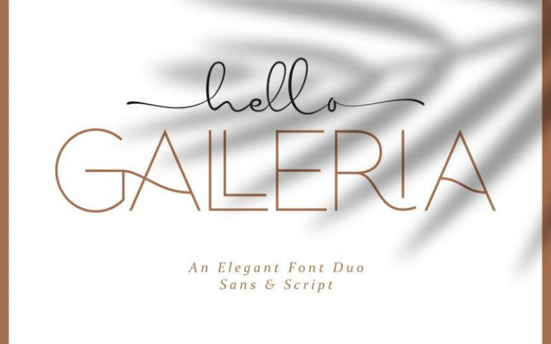 Hello Galleria Font Duo