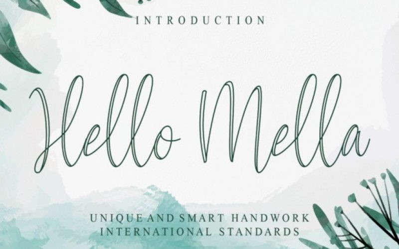 Hello Mella Font