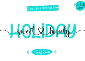 Holiday Sweet Lovely Calligraphy Font